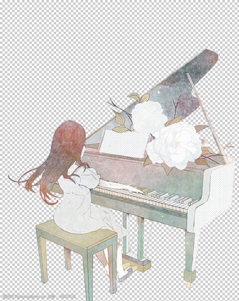 少儿音乐海报钢琴图片