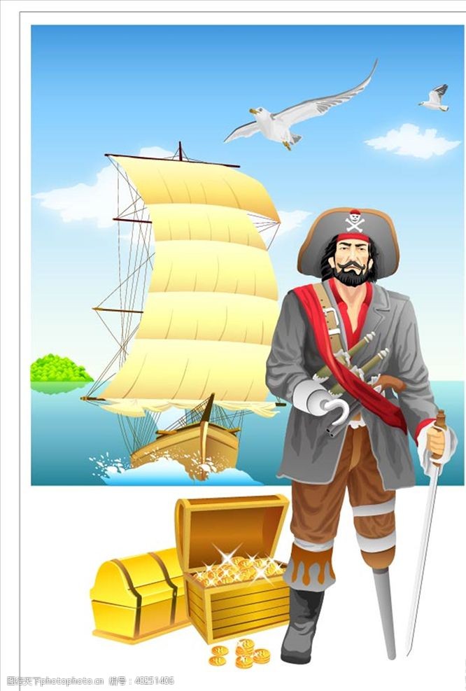 印第安人海盗图片