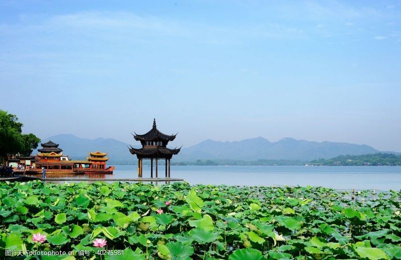 西湖杭州图片