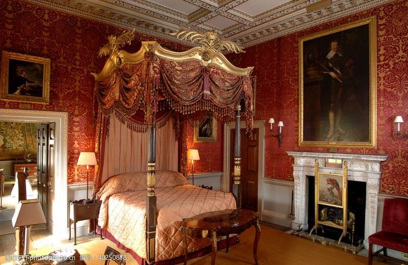 欧洲风格皇室室内背景图片