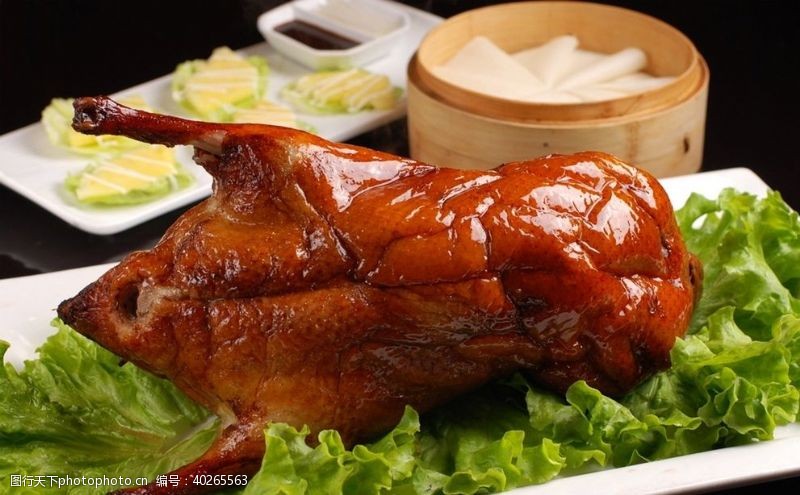 北京烤鸭卤鸭图片
