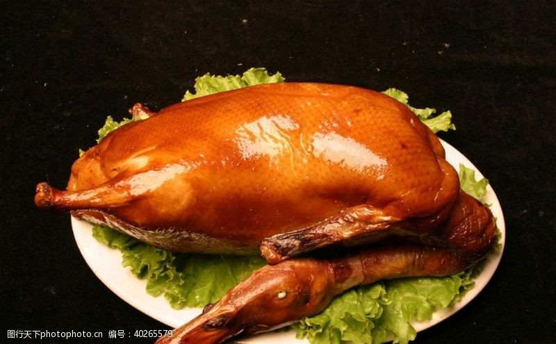 海鲜礼盒烤鸭卤鸭图片