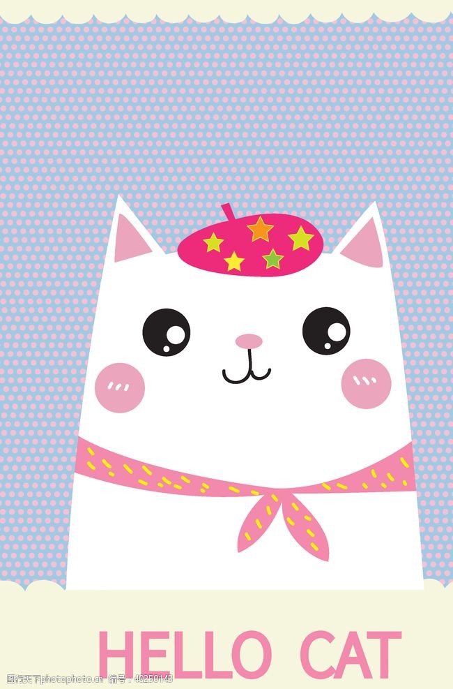 彩帘卡通猫门帘挂帘图片