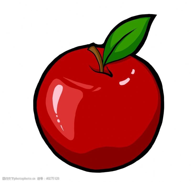 卡通水果素材卡通苹果素材图片