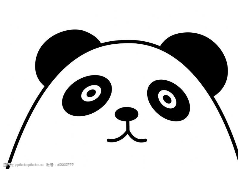 卡片卡通熊猫图片