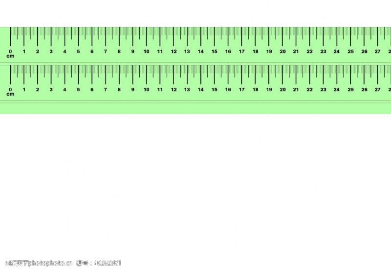 直尺刻度尺子11尺寸图片