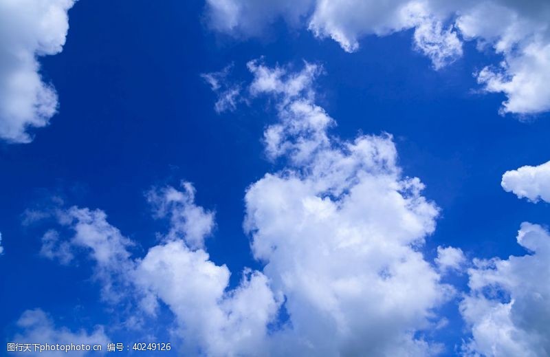 艺术天空蓝天白云图片