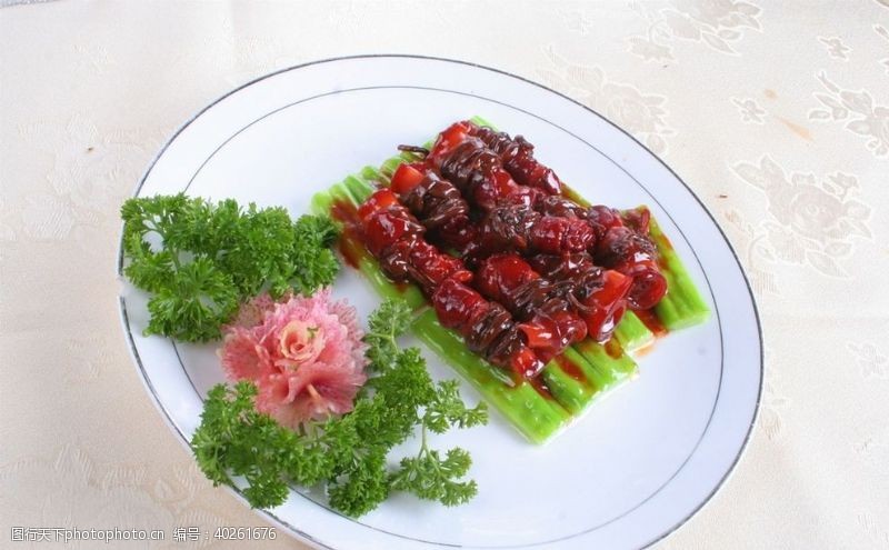 中国风展板鲁菜山东菜图片
