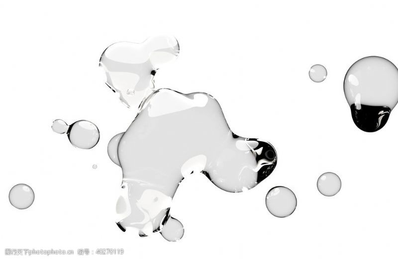 气水滴免抠泡泡透明肥皂泡泡图片