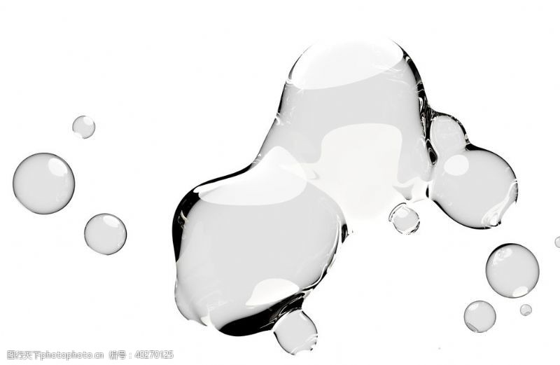 气泡水滴免抠泡泡透明肥皂泡泡图片