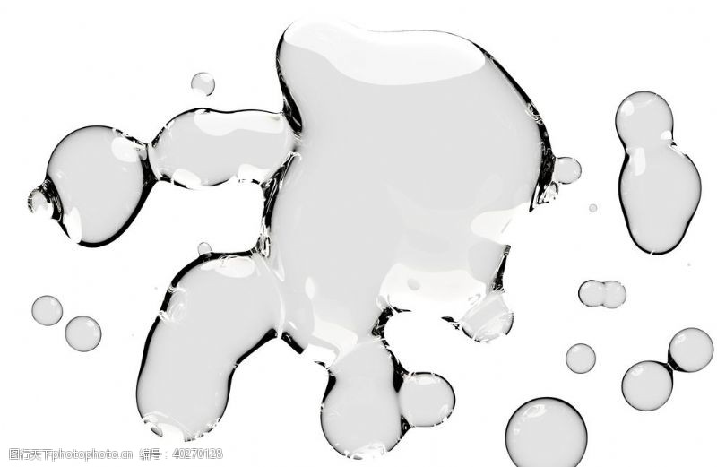 水滴免抠泡泡透明肥皂泡泡图片