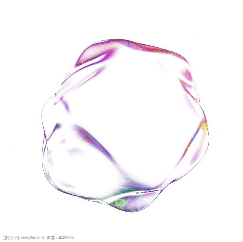 幻彩透明免抠泡泡彩色肥皂泡泡图片