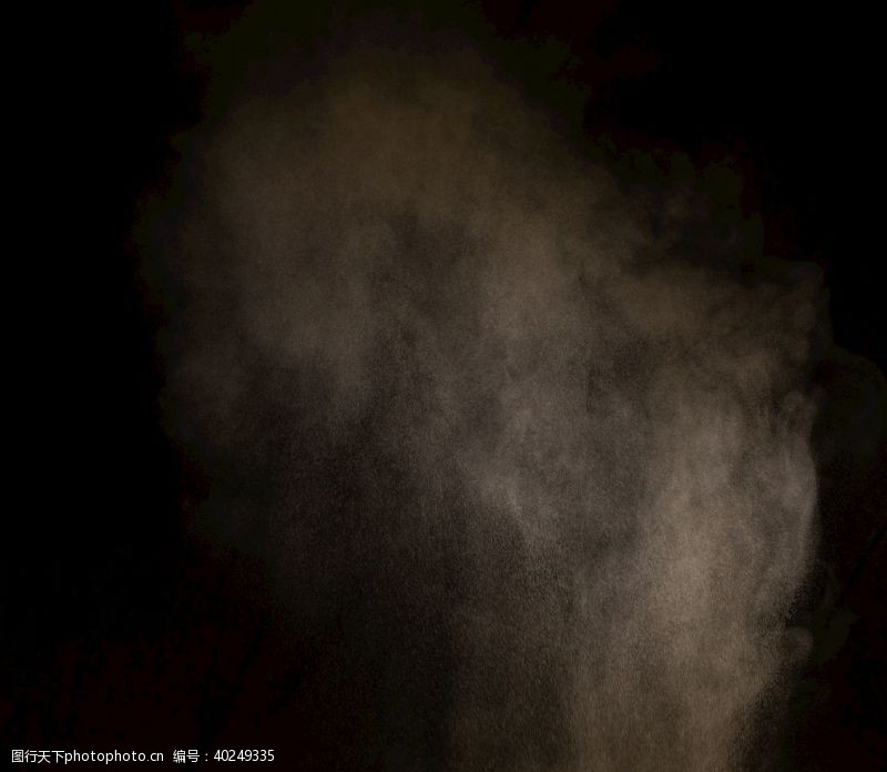灰色烟雾粒子特效雾霾尘埃特效图片