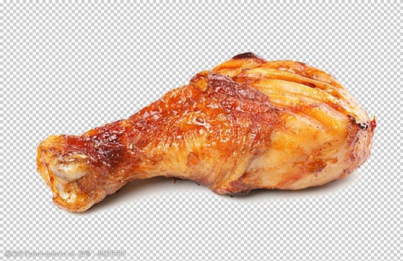 烤肉炸鸡腿图片