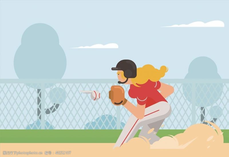 体育海报棒球图片