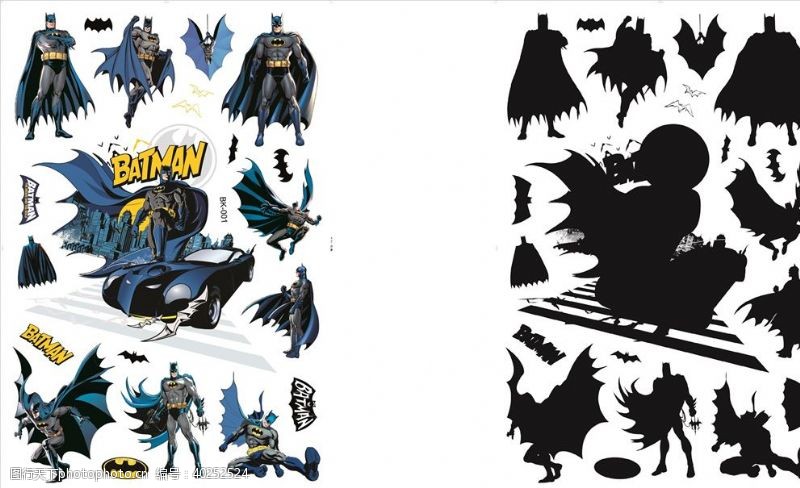 卡通小人物蝙蝠侠图片