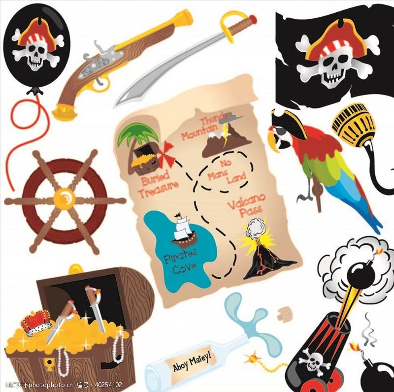 海盗船海盗图片
