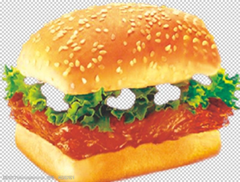 餐厅海报汉堡图片