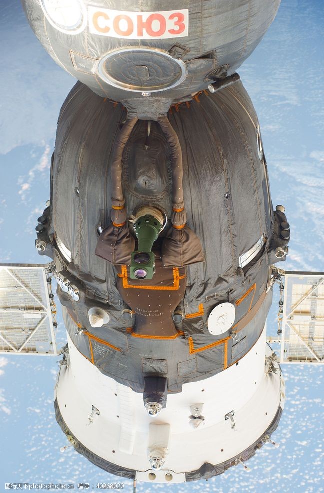 科技空间航天器载人火箭图片