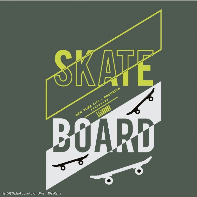 艺术字体滑板体育运动SKATE字图片