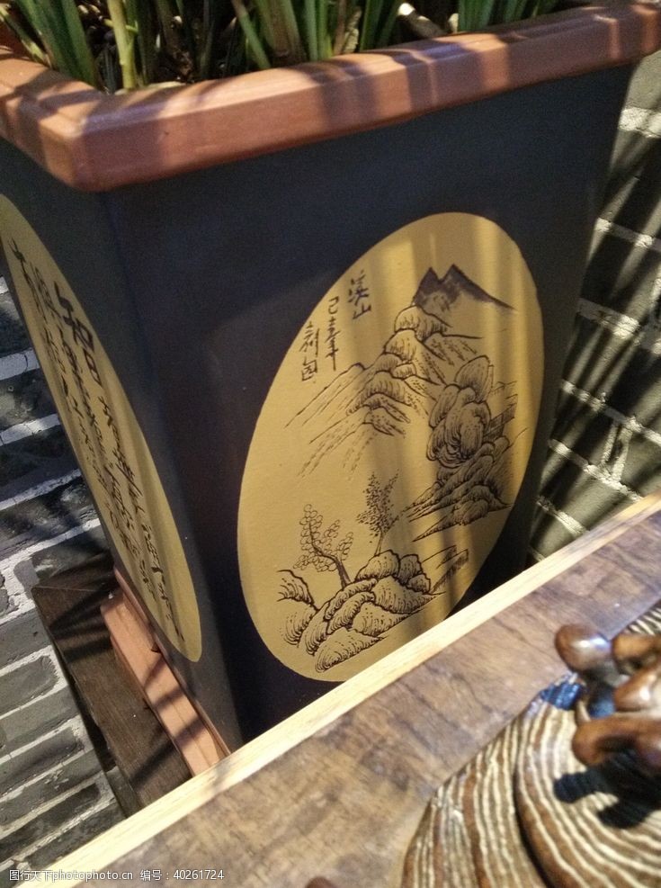 茶工艺花瓶图片
