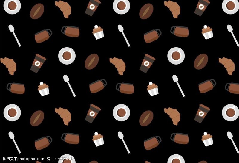 咖啡豆海报咖啡元素图标图片