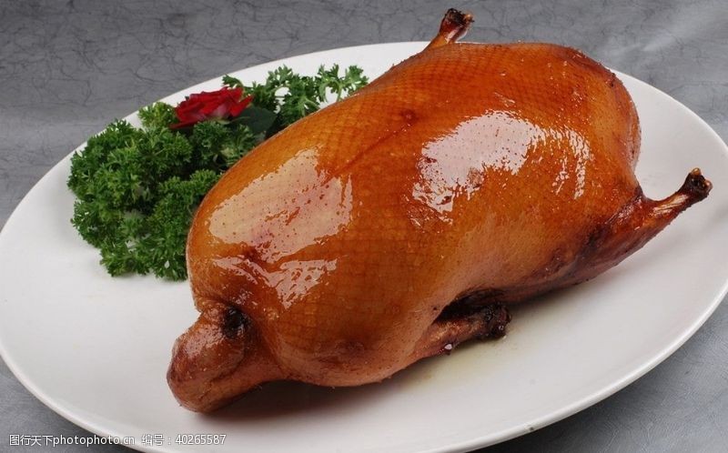 盐焗鸡文化烤鸭卤鸭图片