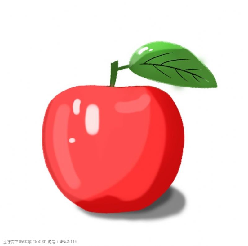 水果矢量素材卡通苹果素材图片