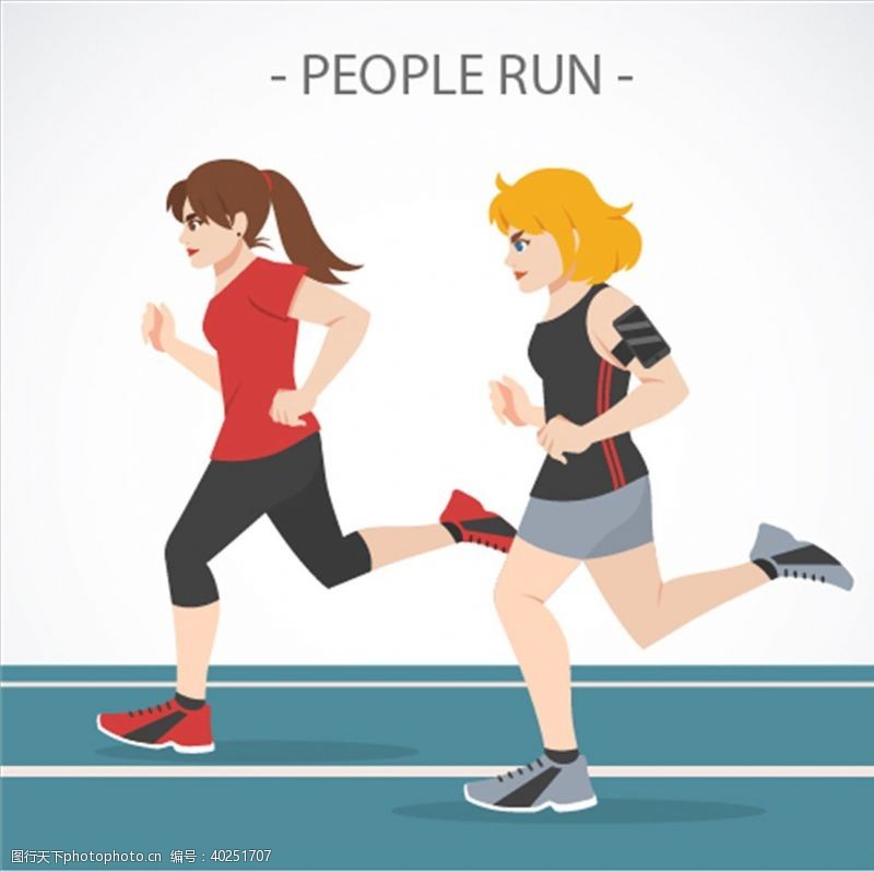 运动会广告跑步图片