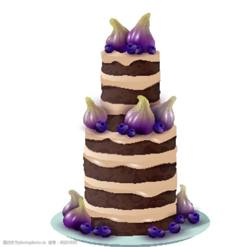 生日蛋糕矢量蛋糕图片