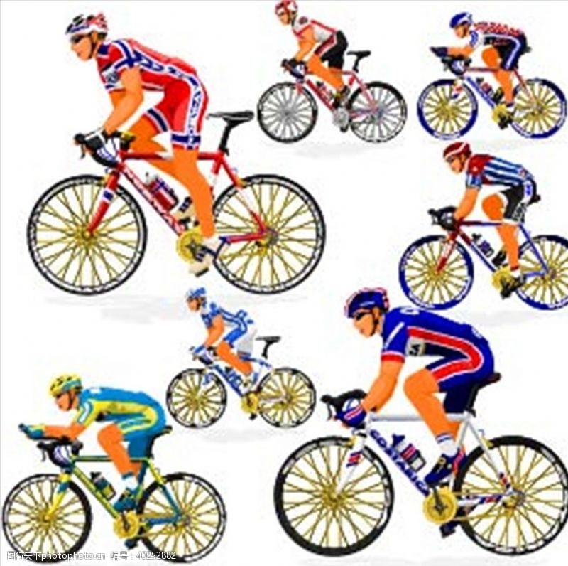 幼儿园广告手绘自行车图片