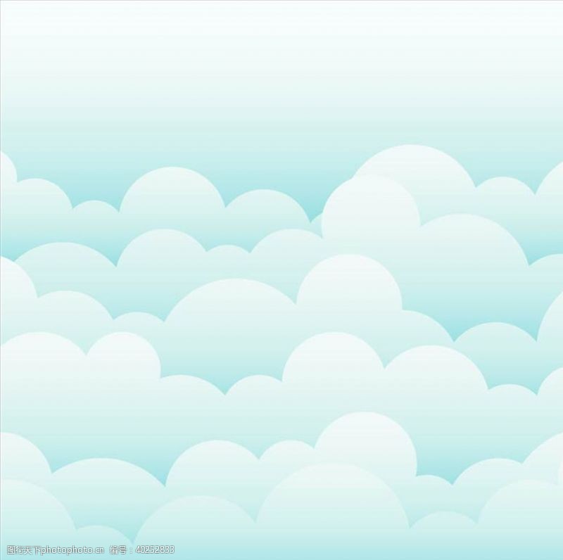 云雾缭绕天空云朵图片