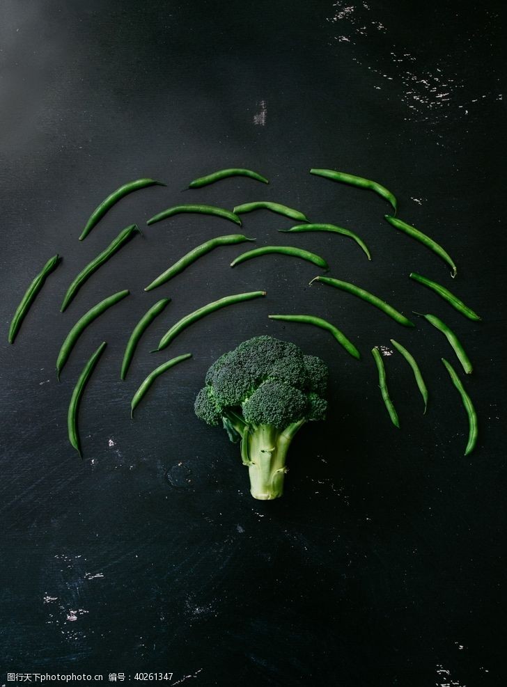 有机蔬菜西兰花图片