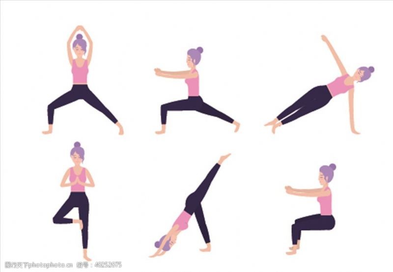 健康身材瑜伽锻炼图片