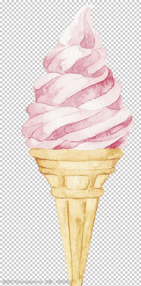 吃雪糕冰激凌图片