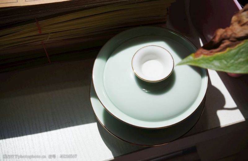 传统茶文化盖碗图片