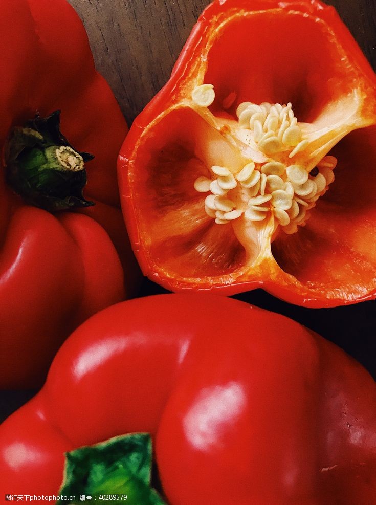 蔬菜超市展板柿子椒图片