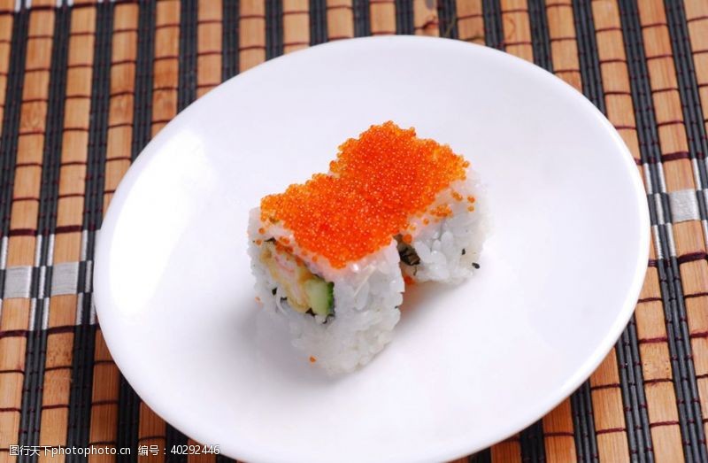 日本料理展板寿司图片