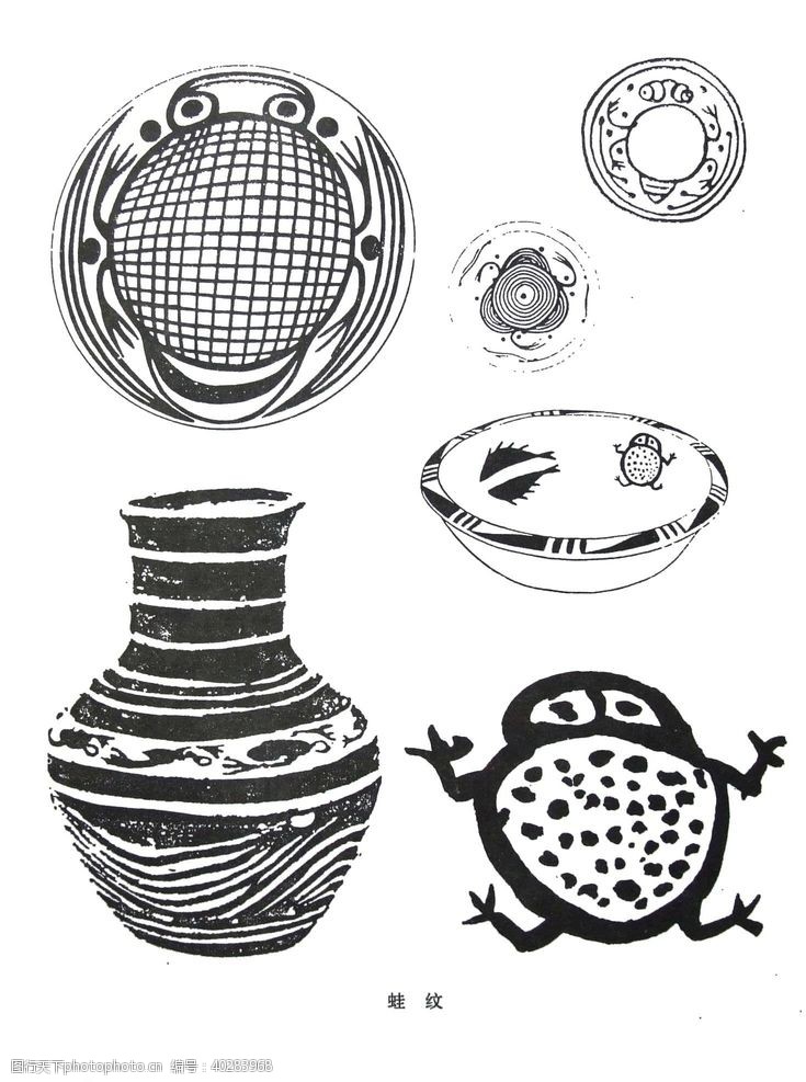 花器新石器时期纹样图片