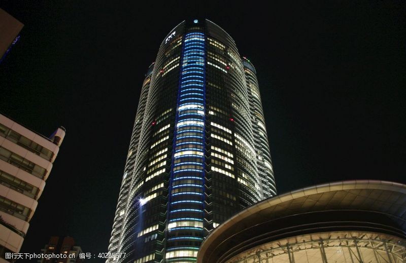东本城市夜景图片