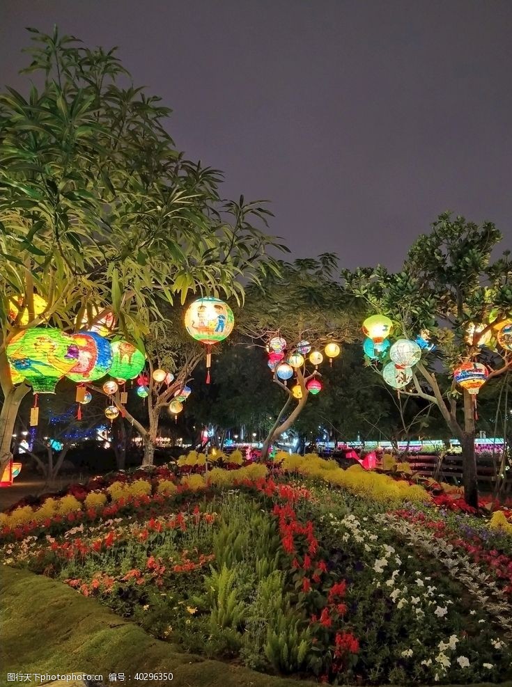 台湾旅游灯光秀图片
