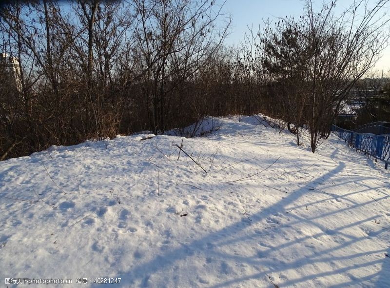 旅游风光摄影冬雪阳光图片