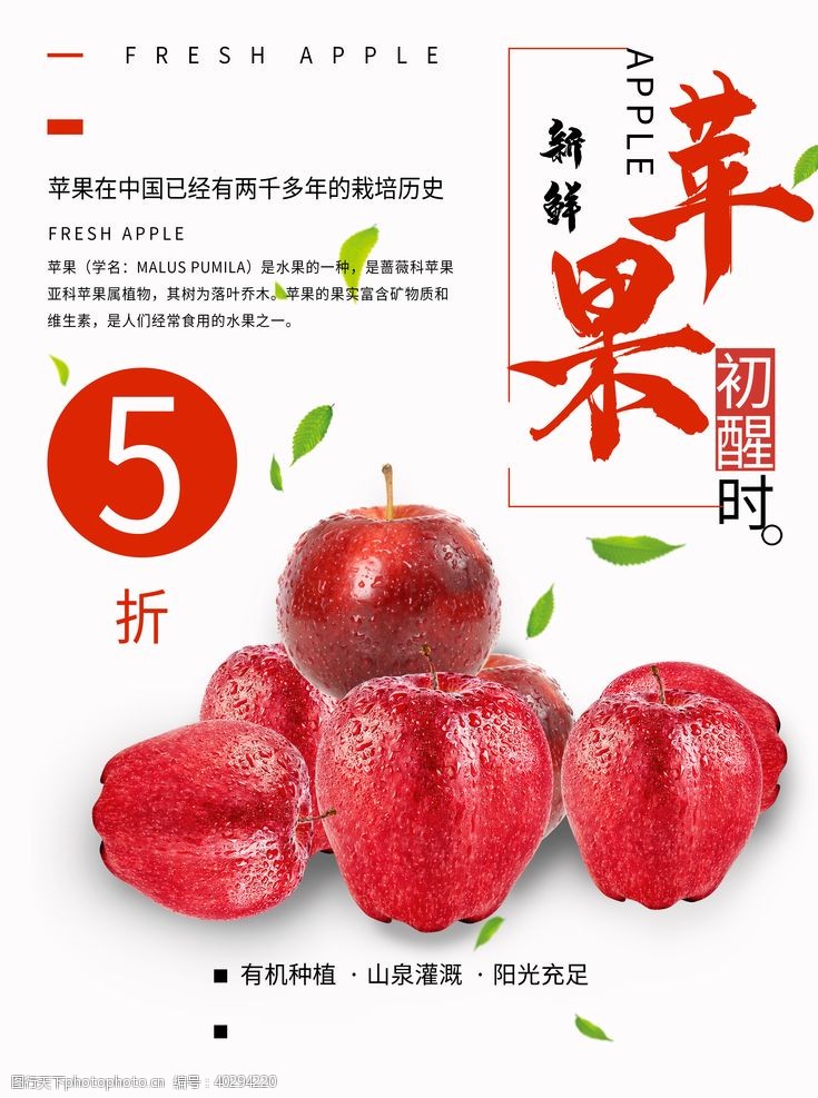 红苹果海报图片