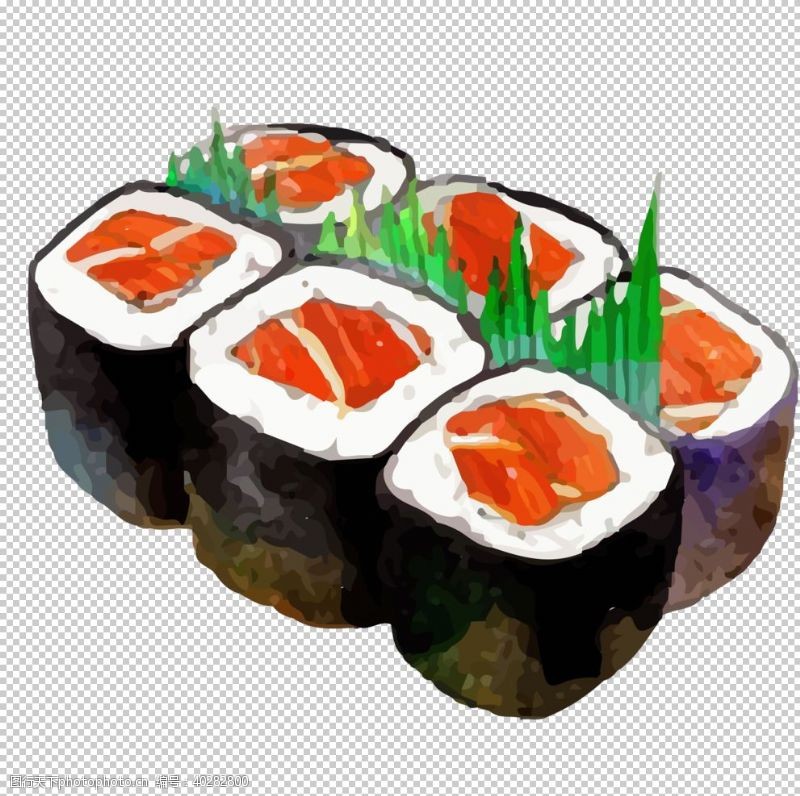 地方小吃寿司图片