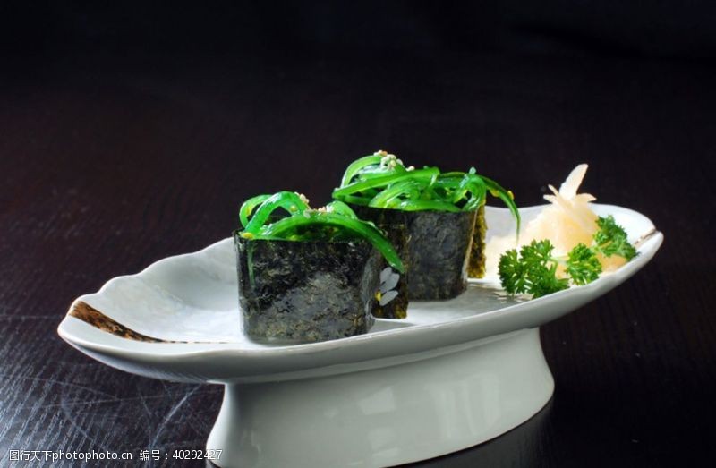 传统名片寿司图片