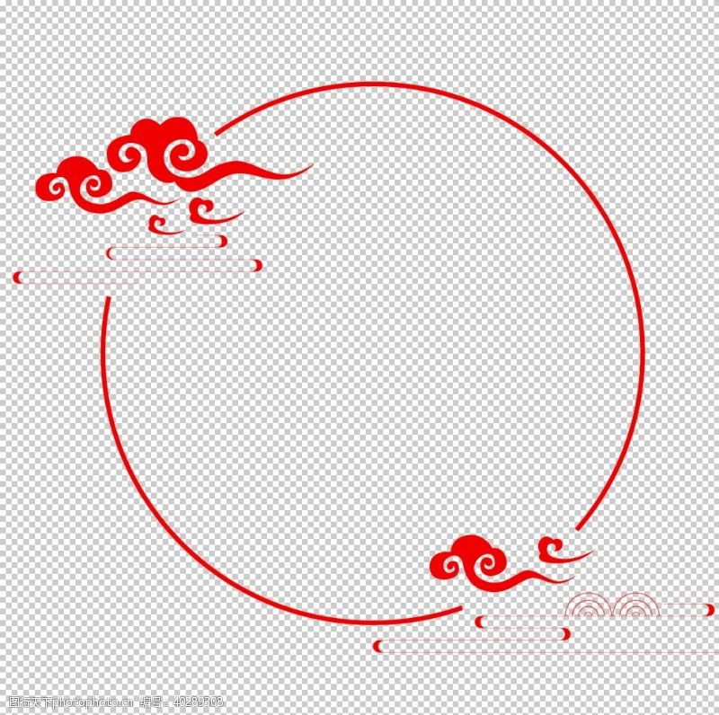 中国风设计中国风圈圈圆圈边框图片