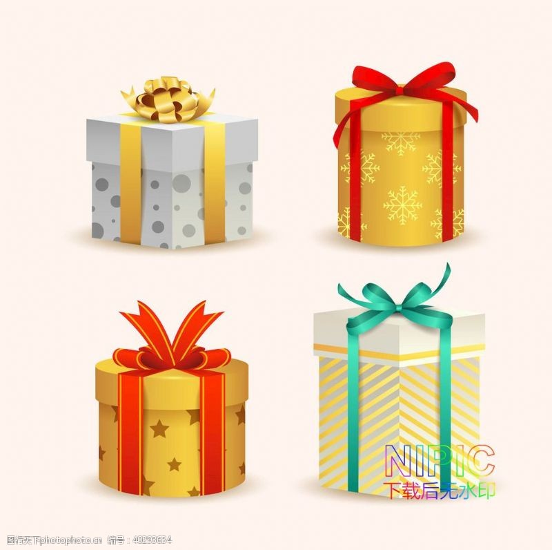 cdr矢量下载格式gift文件模板礼盒图片